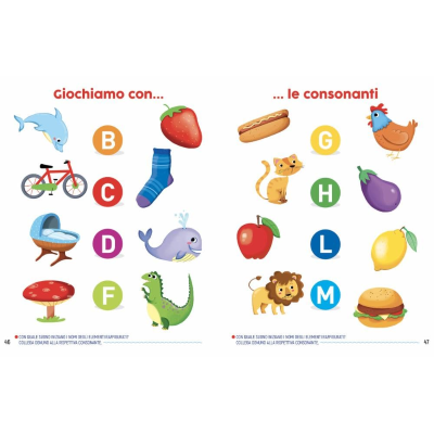 LIBRO CONOSCO LE LETTERE DELL'ALFABETO