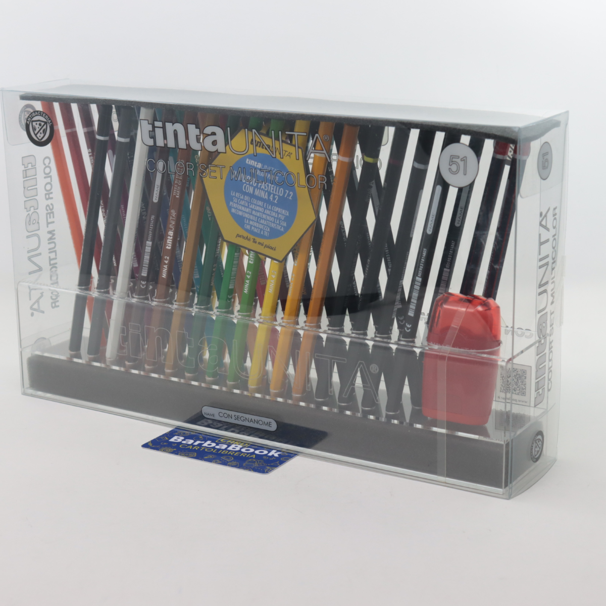 SET DISEGNO TINTAUNITA MULTICOLOR 51 PEZZI PASTELLI MINA 4.2 ART. 61469