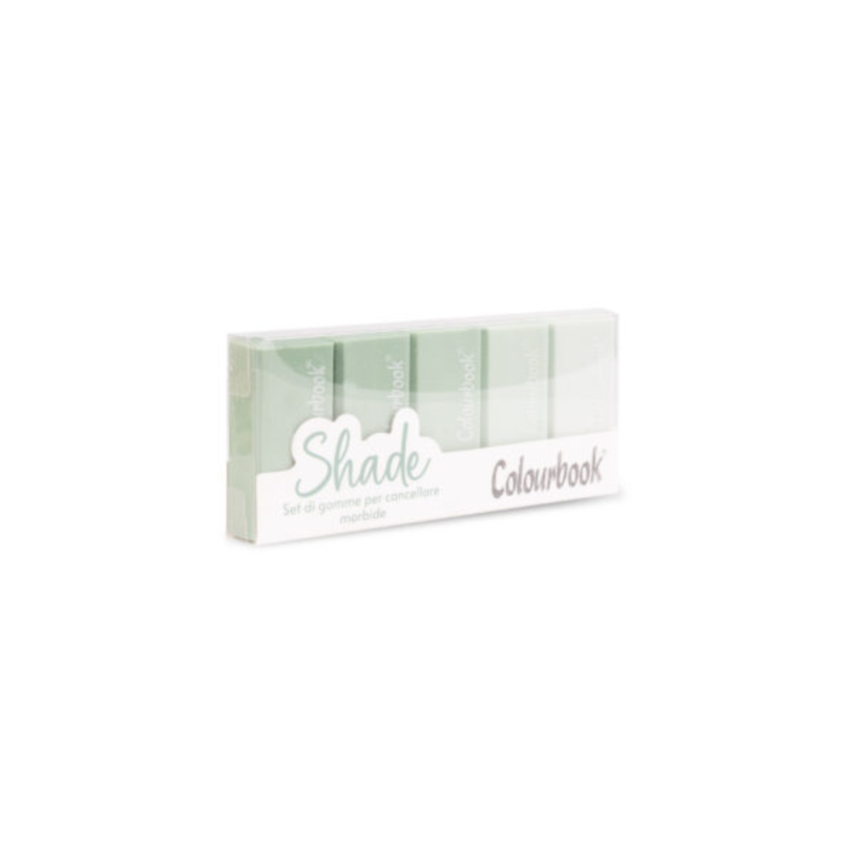 SET 5 PEZZI GOMME DA CANCELLARE SHADE COLOURBOOK COL24015 SALVIA