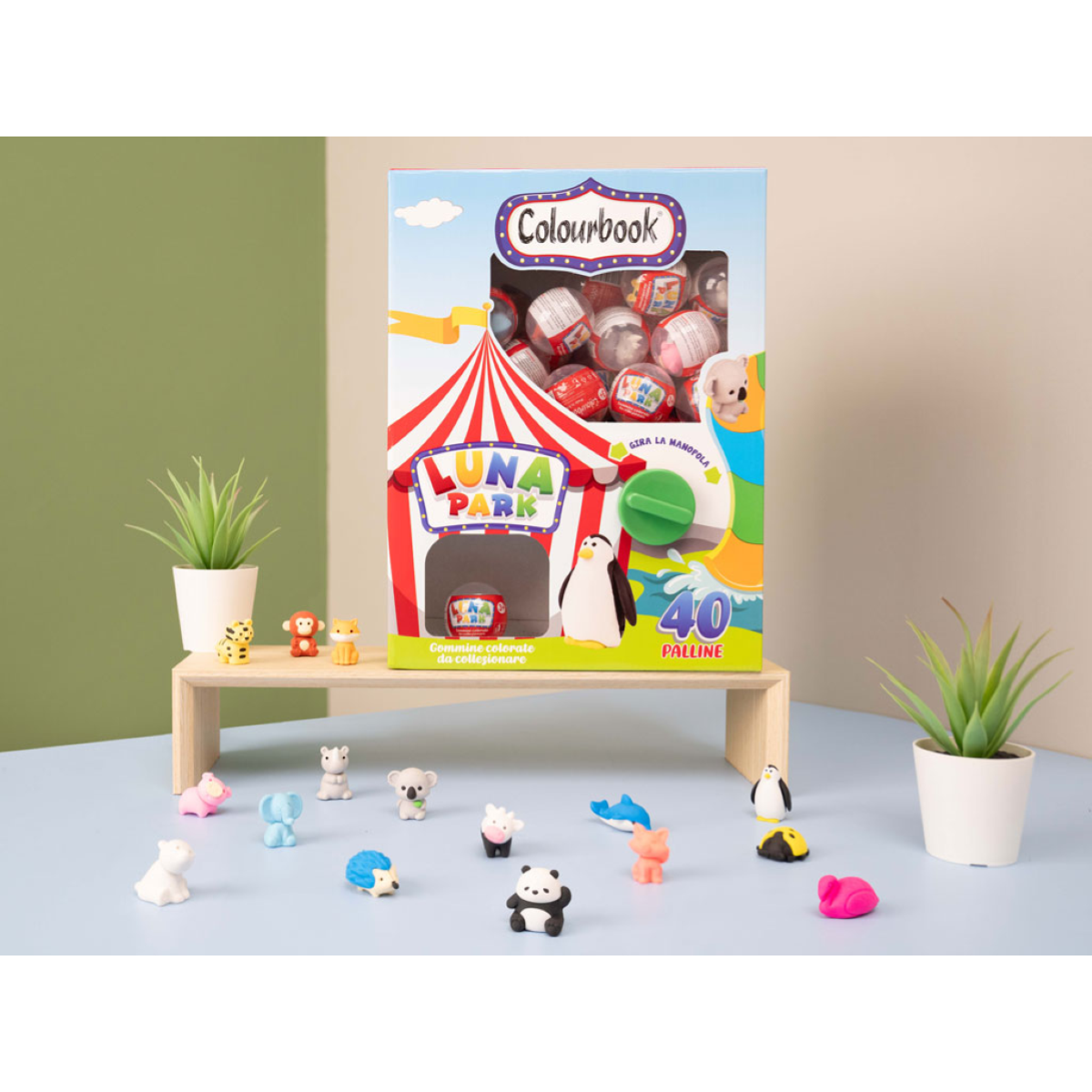 GOMMA LUNA PARK SOGGETTI ASSORTITI COLOURBOOK COL24016