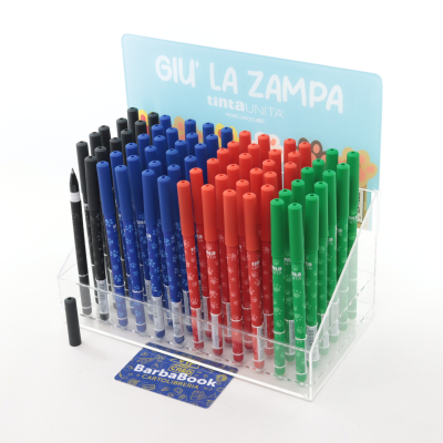 PENNA CANCELLABILE GIU' LA ZAMPA TINTA UNITA CON TAPPO BLU 61571