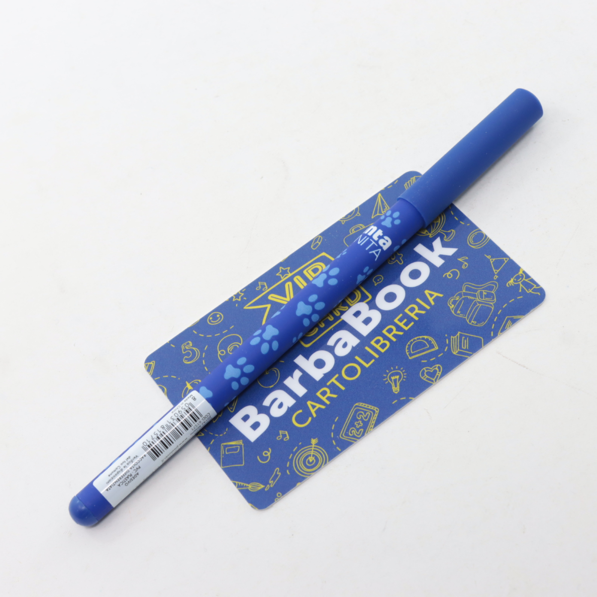 PENNA CANCELLABILE GIU' LA ZAMPA TINTA UNITA CON TAPPO BLU 61571