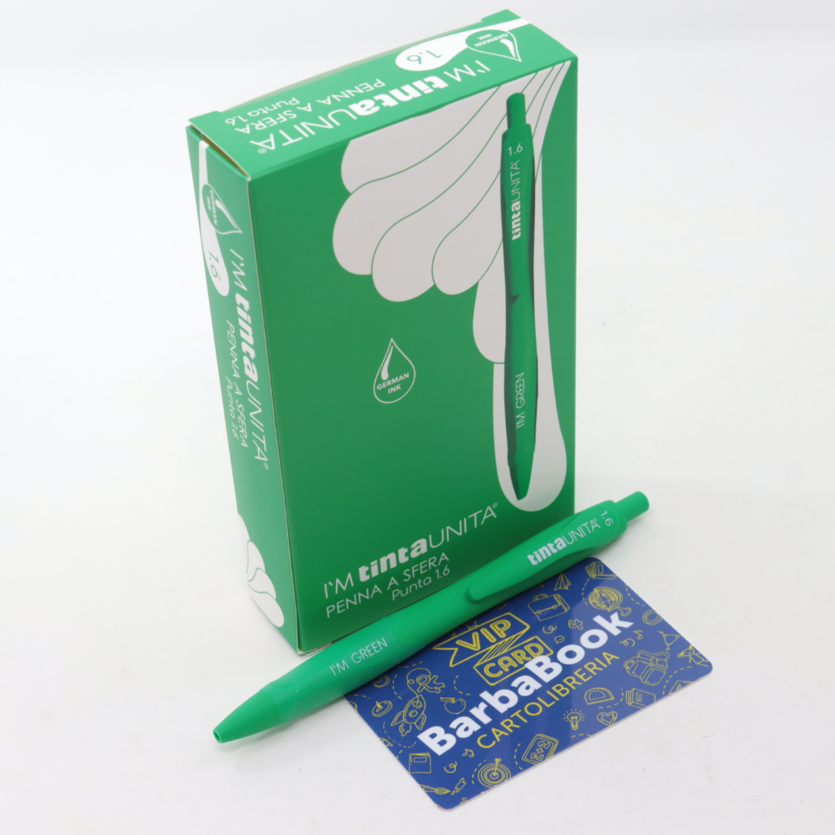 PENNA SFERA IM TINTA UNITA MM. 1,6 VERDE 61415