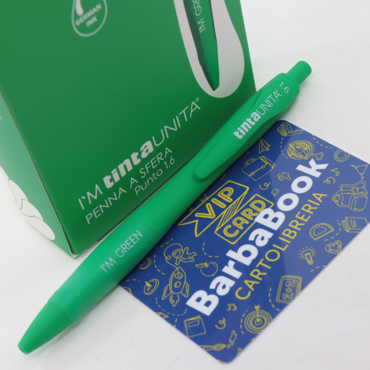 PENNA SFERA IM TINTA UNITA MM. 1,6 VERDE 61415