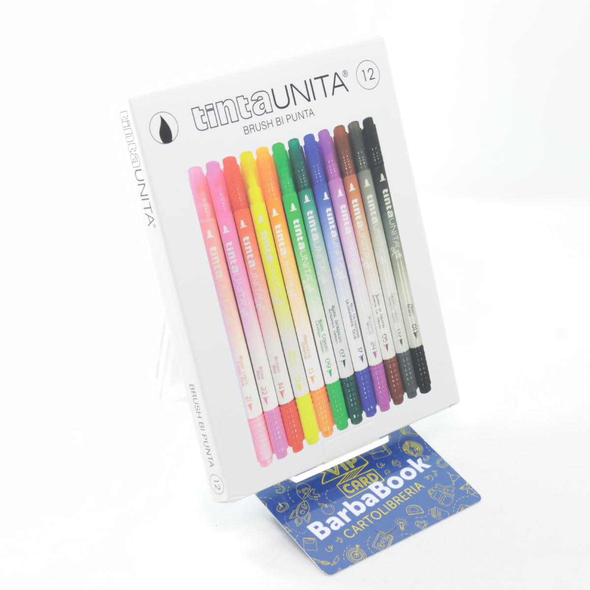 PENNARELLI BRUSH BI-PUNTA TINTAUNITA 12 COLORI 60030