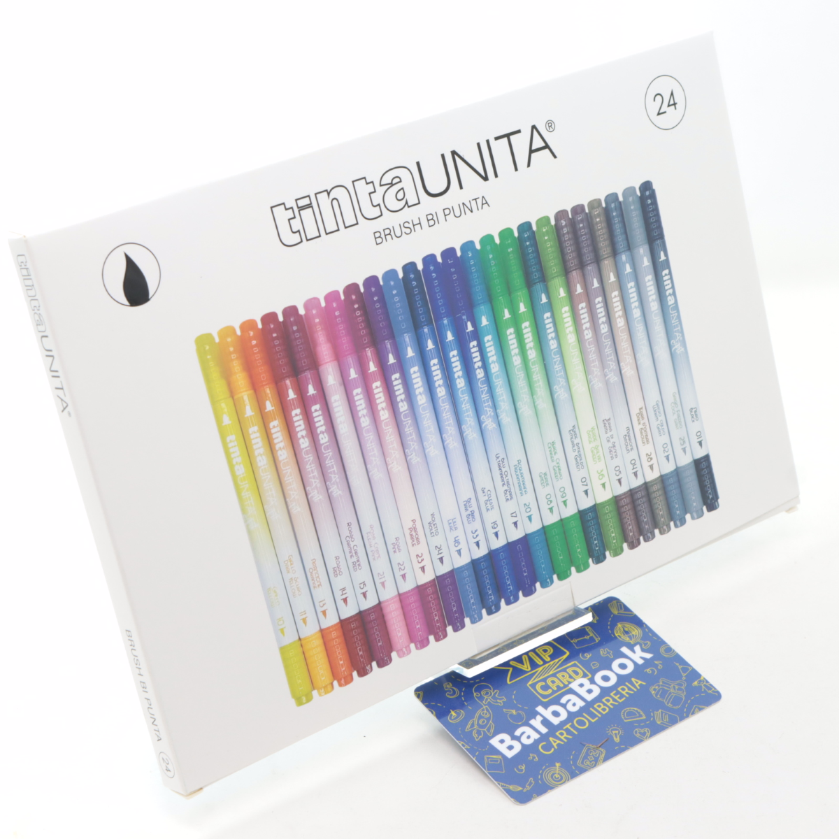 PENNARELLI BRUSH BI-PUNTA TINTAUNITA 24 COLORI 61470