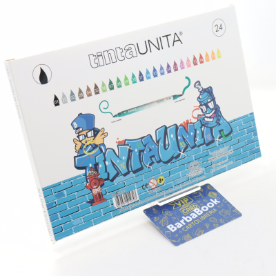 PENNARELLI BRUSH BI-PUNTA TINTAUNITA 24 COLORI 61470