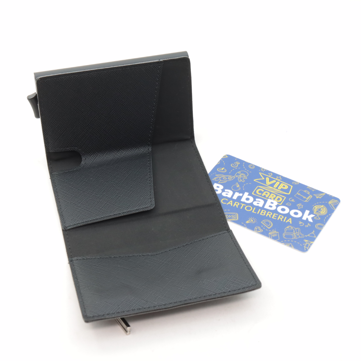 PORTAFOGLIO PORTACARDS PLUS RFID TINTAUNITA 61803 BLU