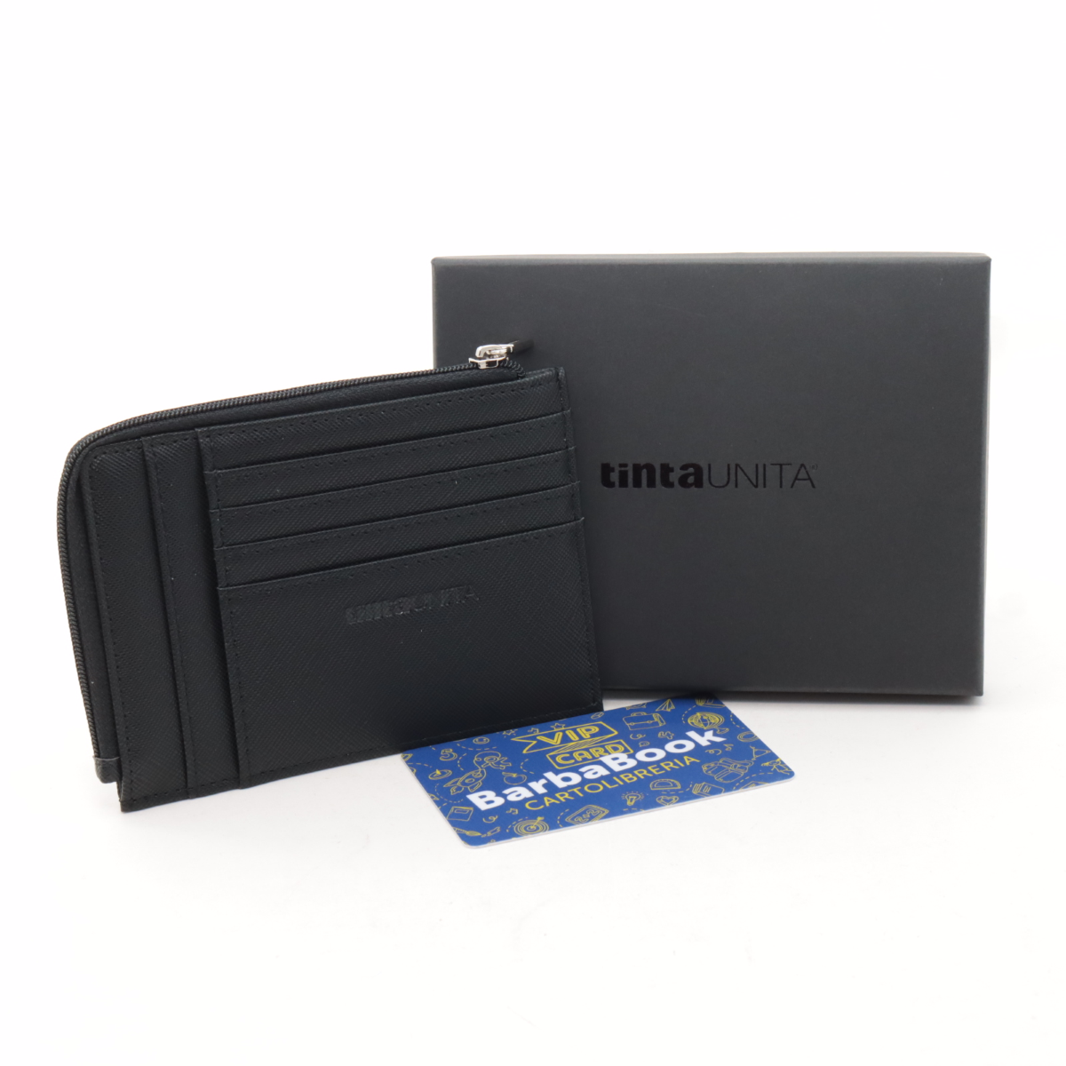 PORTAFOGLIO PORTACARDS SLIM TINTAUNITA 61803 NERO
