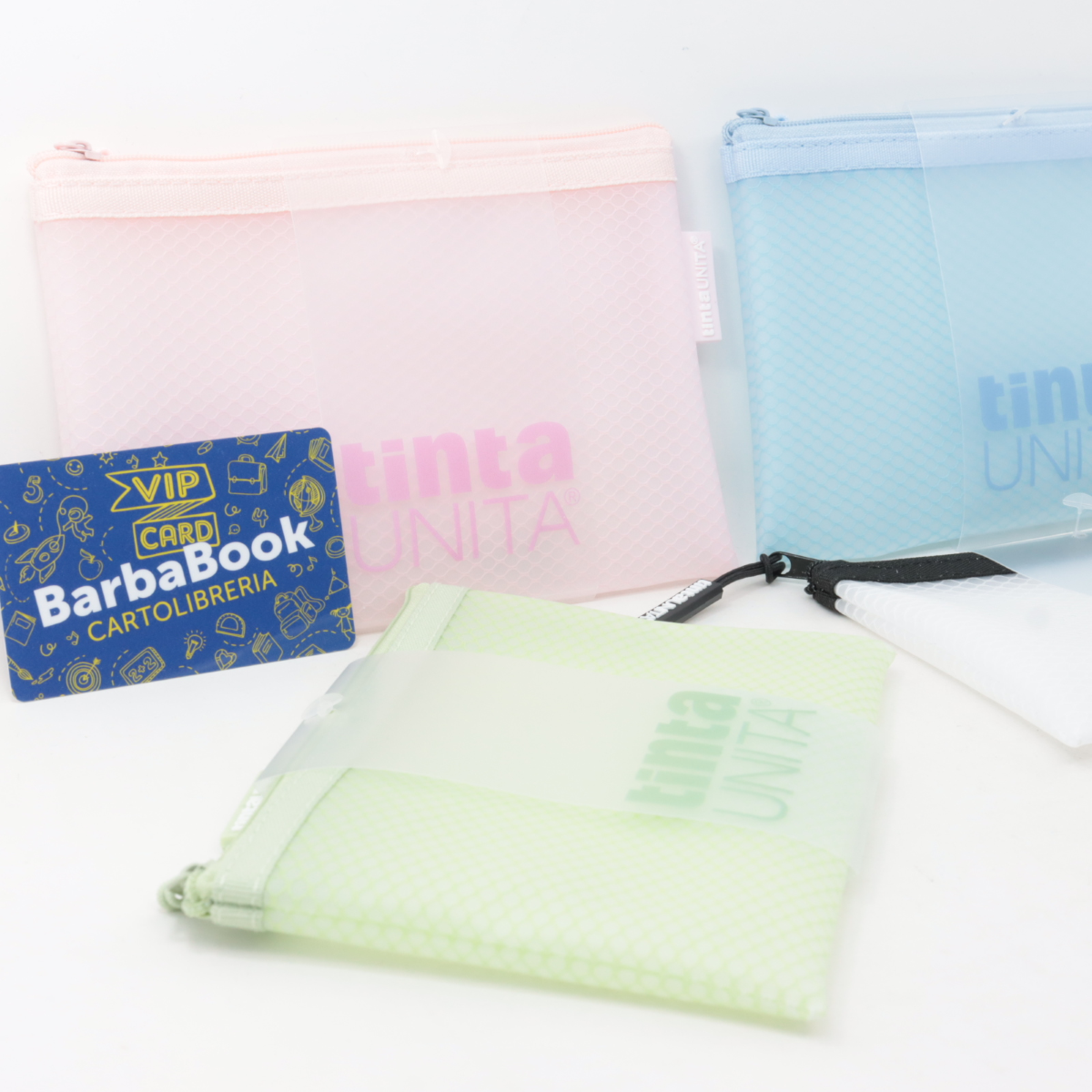 BUSTINA POUCHETTE IN EVA MESH PORTA DOCUMENTI TINTAUNITA A6 61554