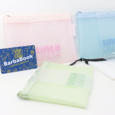 BUSTINA POUCHETTE IN EVA MESH PORTA DOCUMENTI TINTAUNITA A6 61554
