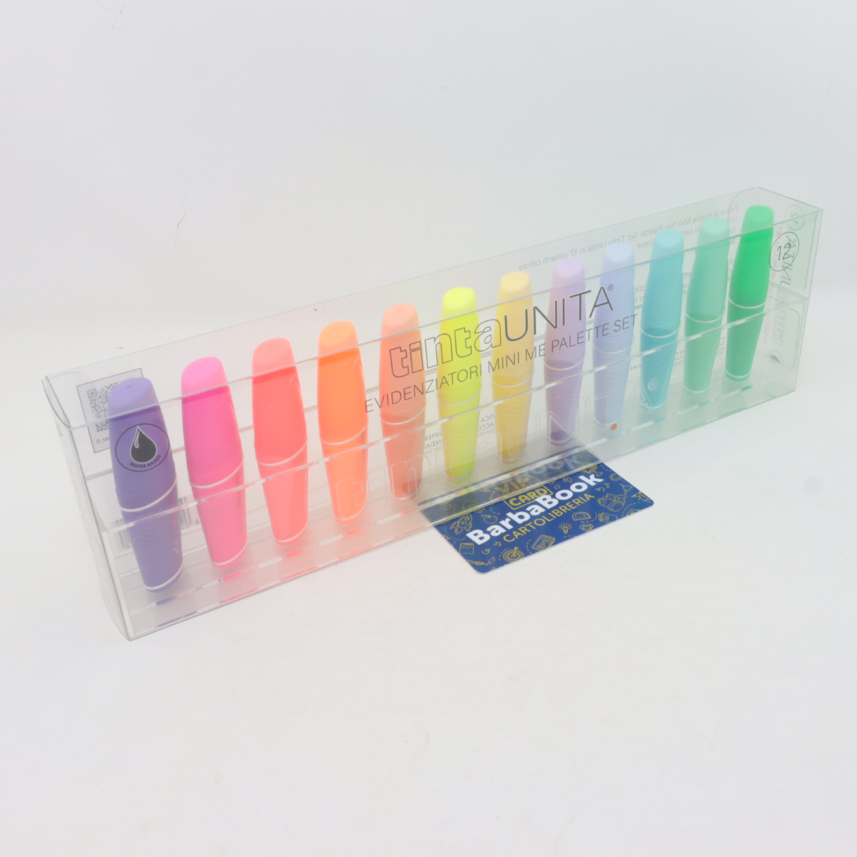 SET 12 MINI EVIDENZIATORI PALETTE TINTA UNITA 61702