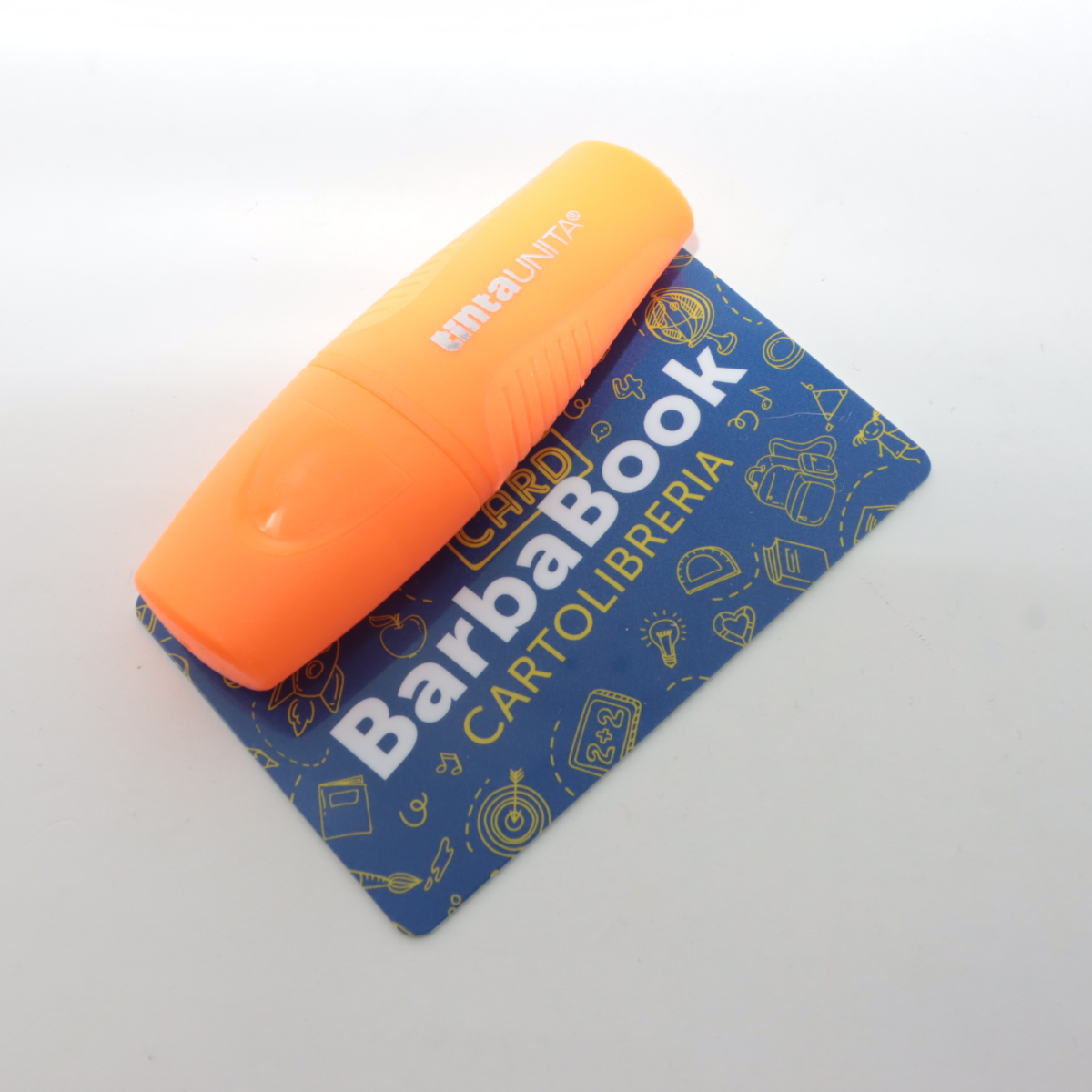 MINI EVIDENZIATORE PALETTE TINTA UNITA 5 ARANCIO FLUO 61712