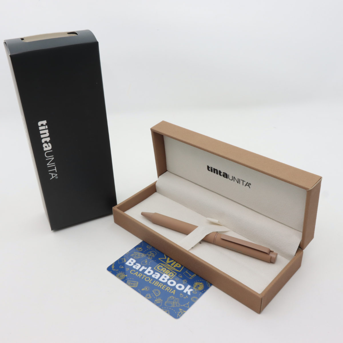 PENNA REGALO A SFERA TINTAUNITA DESIGN 61695 MARRONE