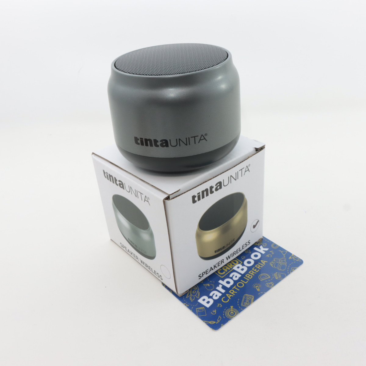 CASSA SPEAKER WIRELESS BLUETOOTH TINTAUNITA 61782 GRIGIO SCURO