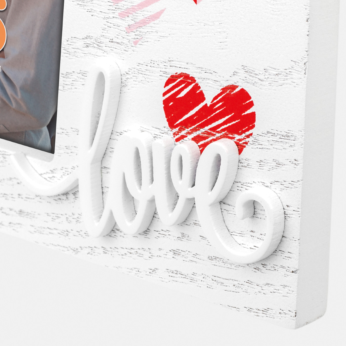 CORNICE CUORI MOD. NADIA VERTICAL CM. 10 X 15 ART. FH546V