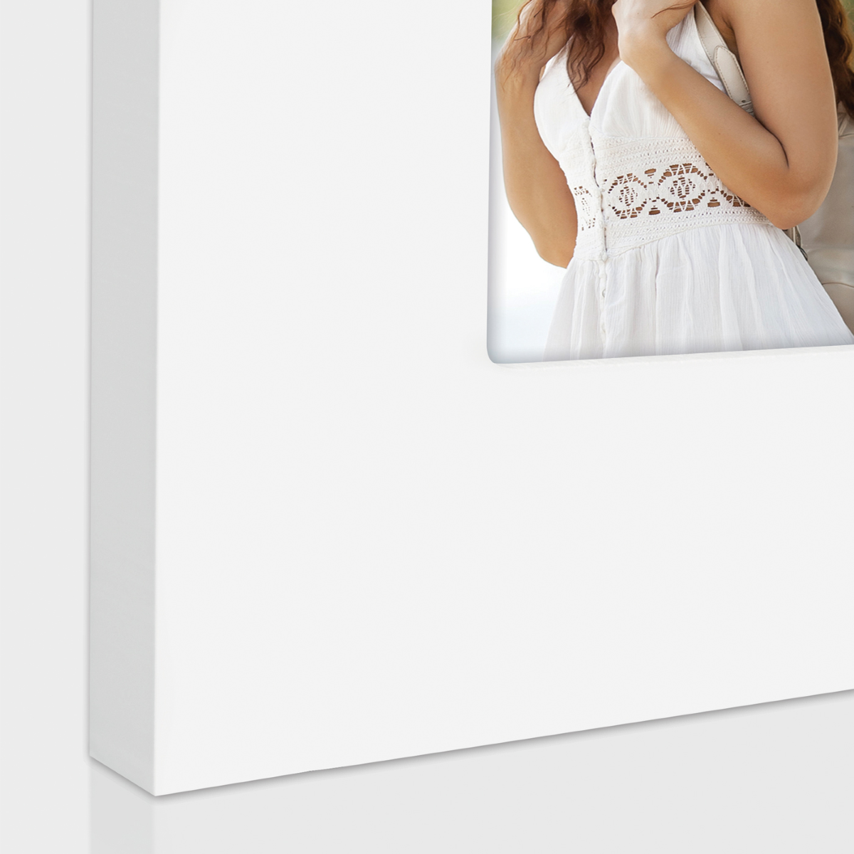 CORNICE BIANCA MOD. AMANTEA CM. 10 X 15 ART. AW2246