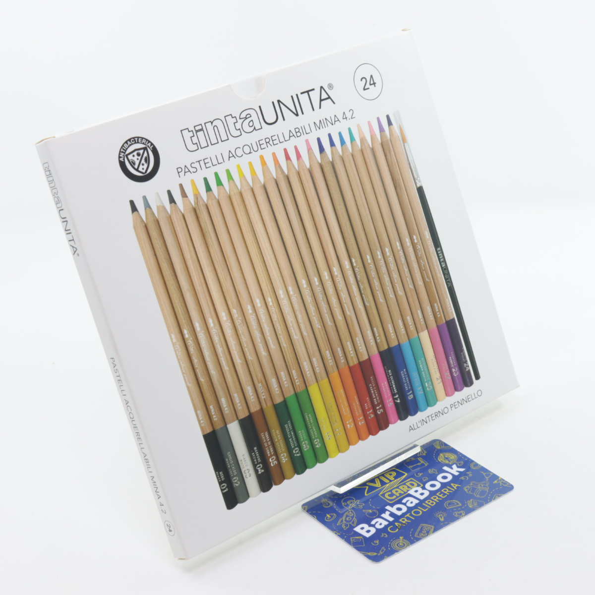 PASTELLI TINTAUNITA ACQUARELLABILI MINA 4.0 24 COLORI