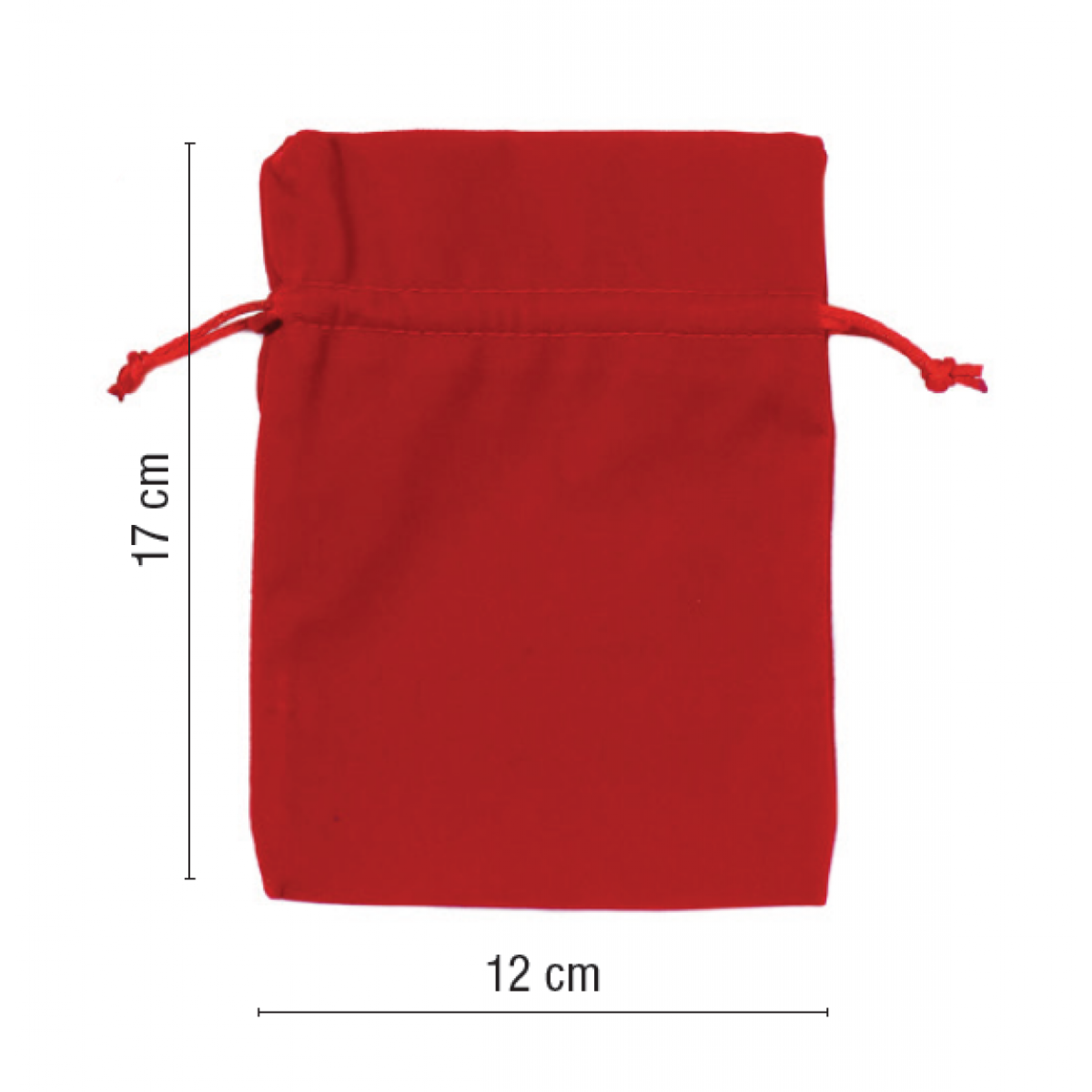 SACCO VELLUTO VELVET BAGS CM. 12 X 17 ART. 6351