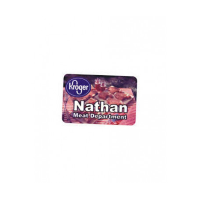 TARGHETTA NOME IN PLASTICA MM. 50,8 X 76,2 PERSONALIZZATO ART. 5530