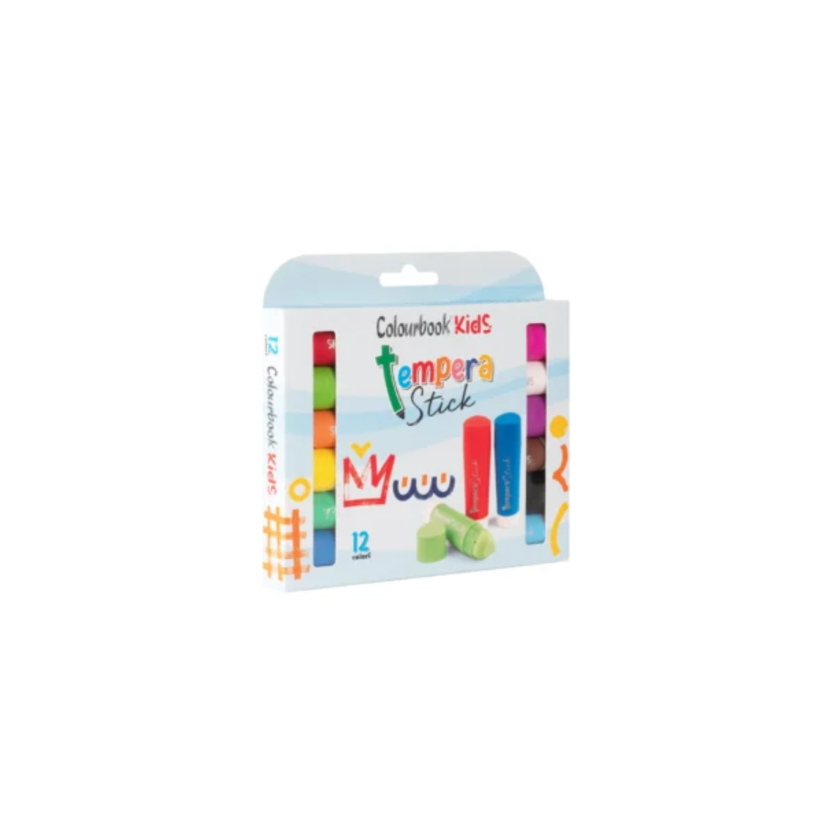 TEMPERA SOLIDA COLOURBOOK KIDS JUMBO COL24083 12 COLORI 
