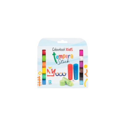 TEMPERA SOLIDA COLOURBOOK KIDS JUMBO COL24083 12 COLORI 
