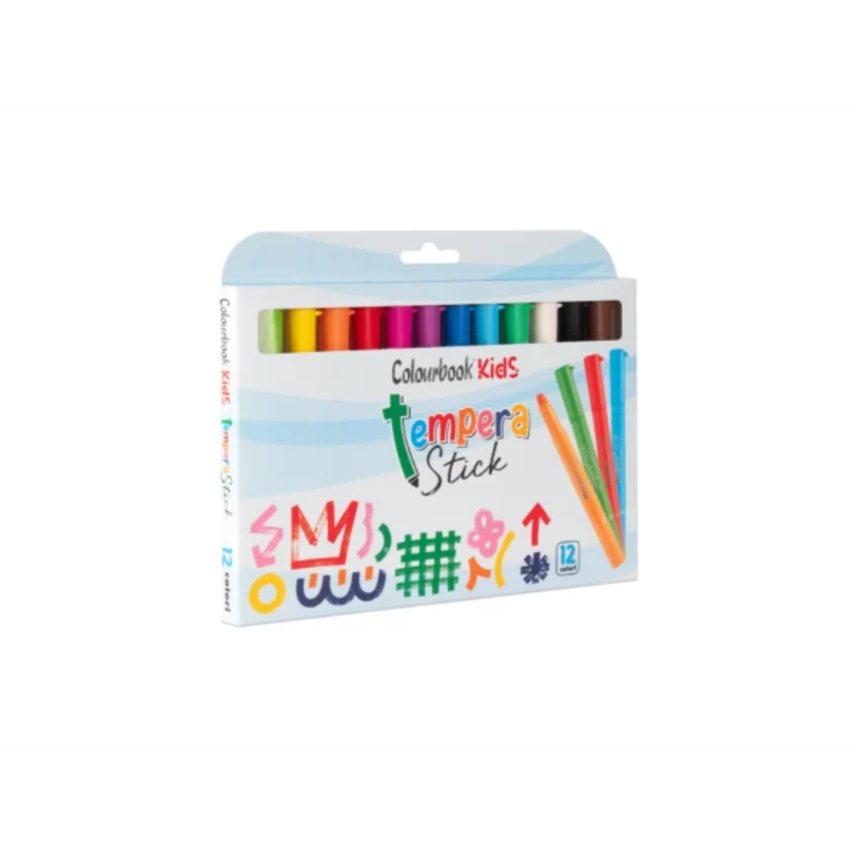 TEMPERA SOLIDA COLOURBOOK KIDS COL24084 12 COLORI 