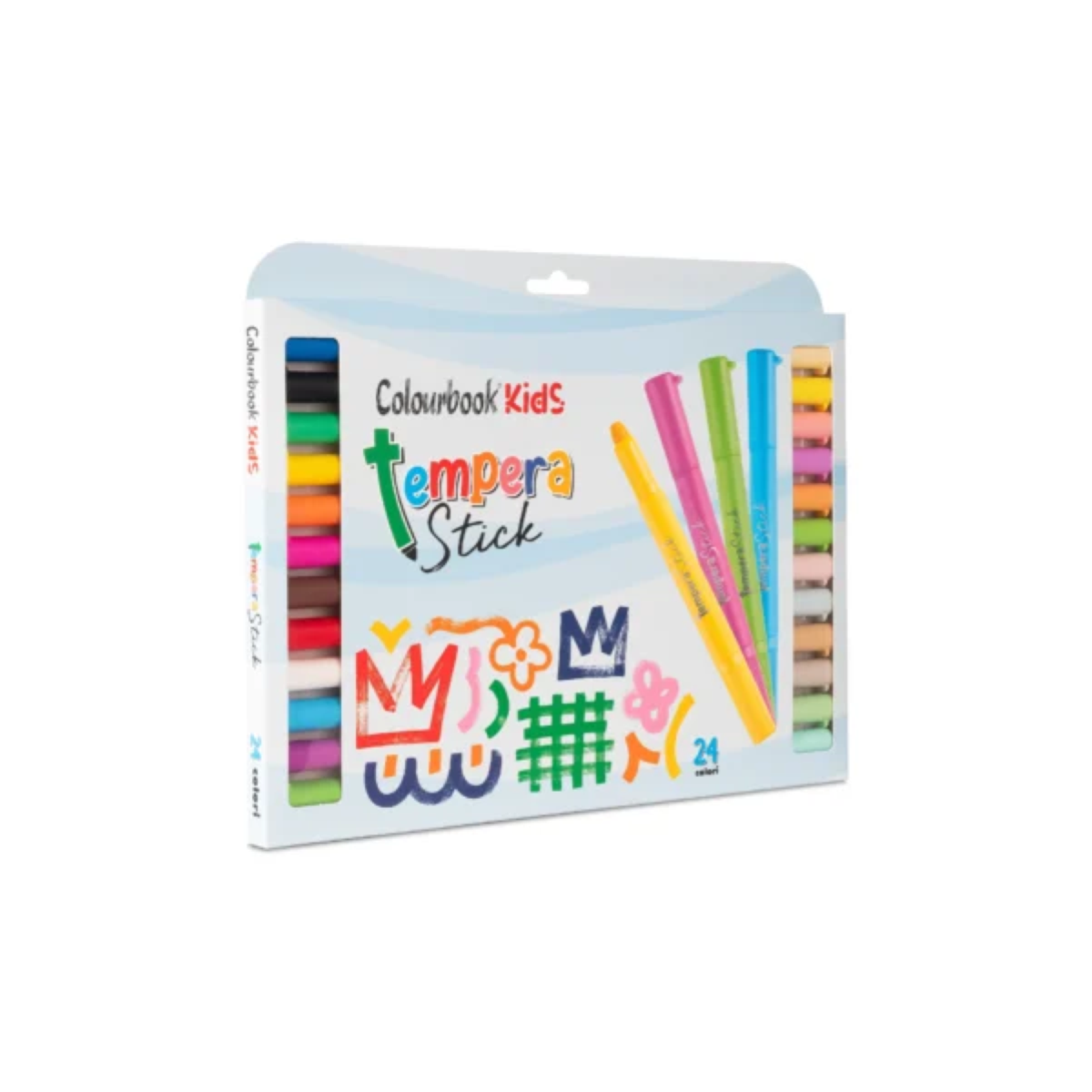 TEMPERA SOLIDA COLOURBOOK KIDS COL24085 24 COLORI 
