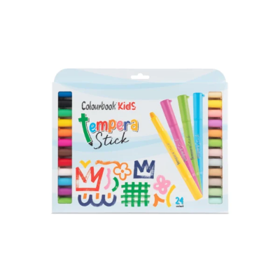 TEMPERA SOLIDA COLOURBOOK KIDS COL24085 24 COLORI 