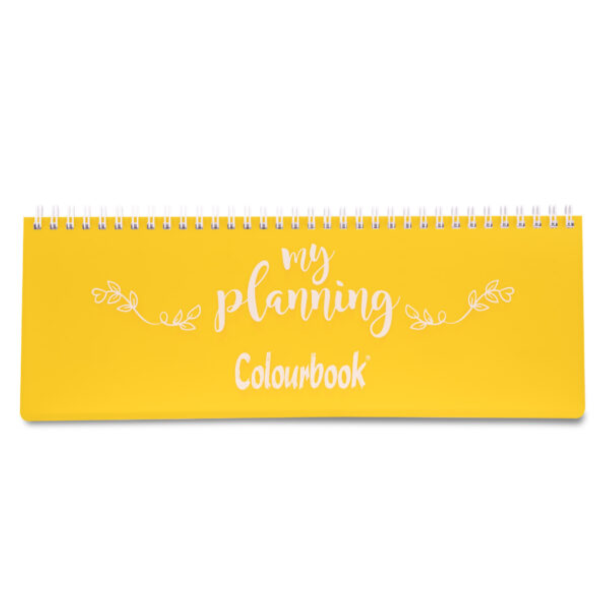 PLANNING PLANNER SETTIMANALE PERPETUO PASTEL CM.29 X 13 COLOURBOOK GIALLO