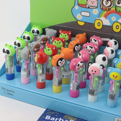 MINI PENNA 4 COLORI TINTA UNITA ZOO 61750