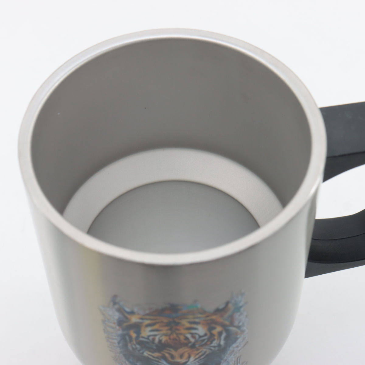 TAZZA TERMICA IN ACCIAIO TIGHRE 14 OZ ML. 414 ART. TATESI ARGENTO