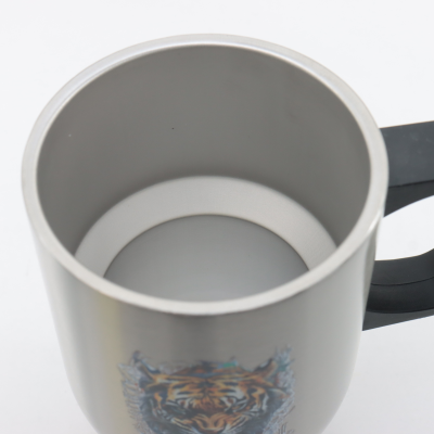 TAZZA TERMICA IN ACCIAIO TIGHRE 14 OZ ML. 414 ART. TATESI ARGENTO