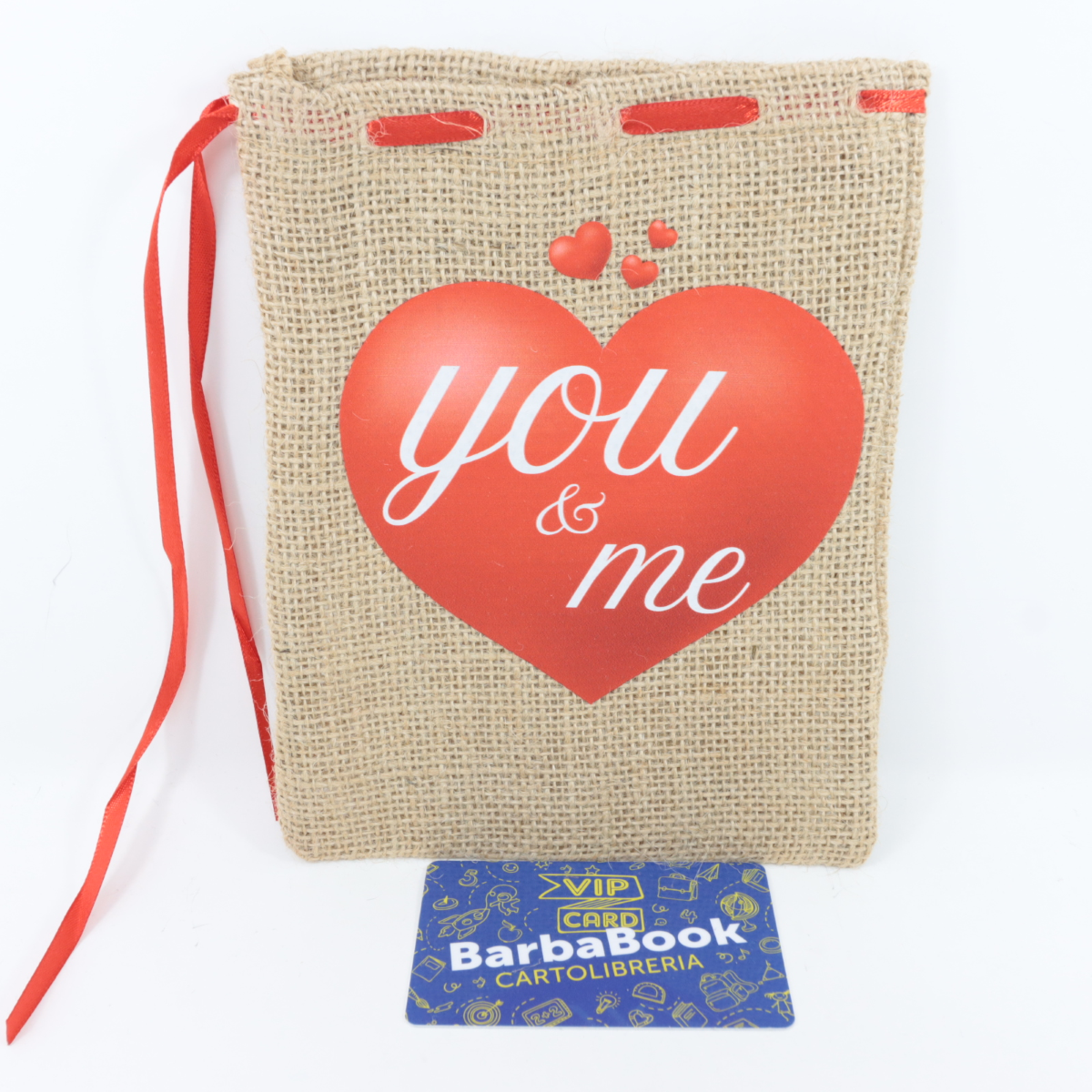 SACCHETTO JUTA CM. 14 X 18 ART.7400-03 YOU & ME