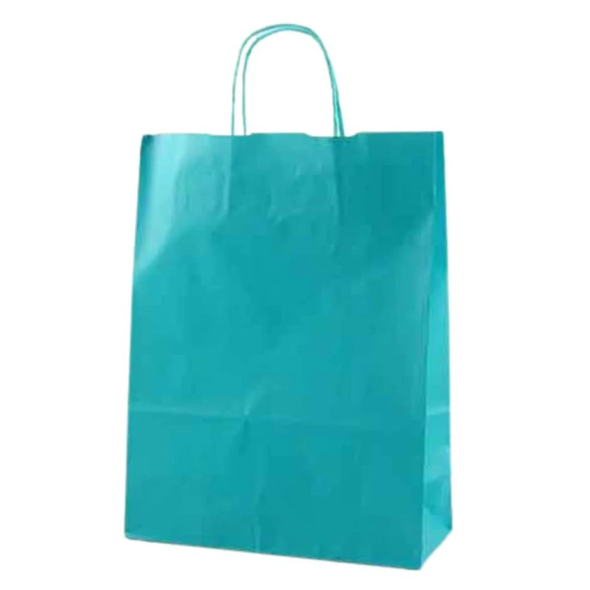 SHOPPER CARTA CM. 22 X 10 X 29 MAINETTI BAG AZZURRO