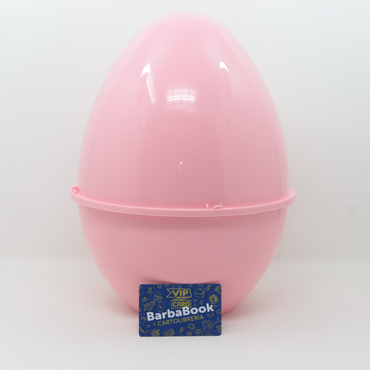 GUSCIO UOVO VUOTO H.33 ROSA MEDIO IN PLASTICA SORPRESONE DI PASQUA