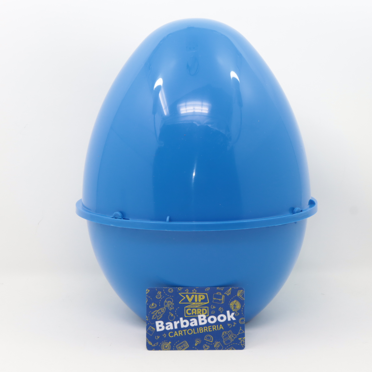 GUSCIO UOVO VUOTO H.30 AZZURRO PICCOLO IN PLASTICA SORPRESONE DI PASQUA