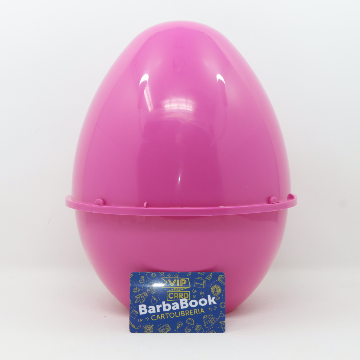 GUSCIO UOVO VUOTO H.30 FUCSIA PICCOLO IN PLASTICA SORPRESONE DI PASQUA