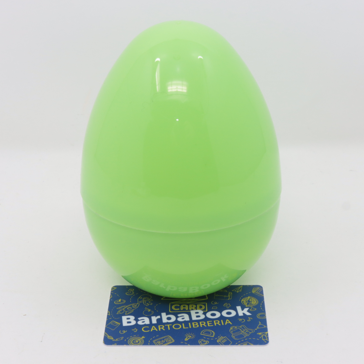 GUSCIO UOVO VUOTO H.15 VERDE IN PLASTICA SORPRESONE DI PASQUA