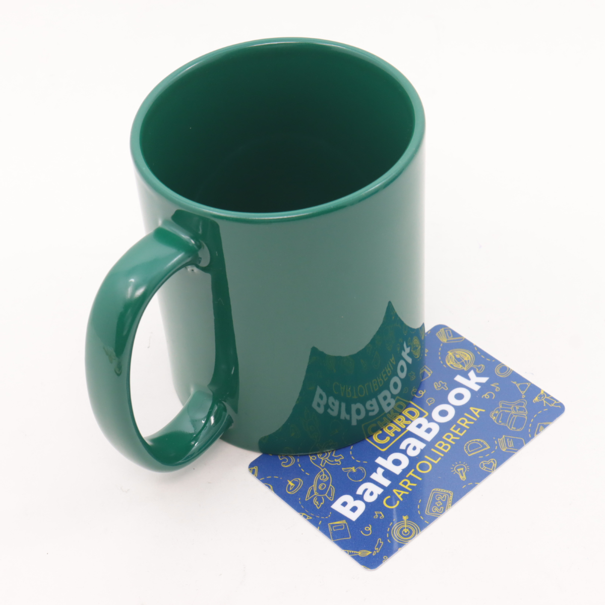 TAZZA MUG CERAMICA VERDE PERSONALIZZATA 11 OZ ART. 622-OKI