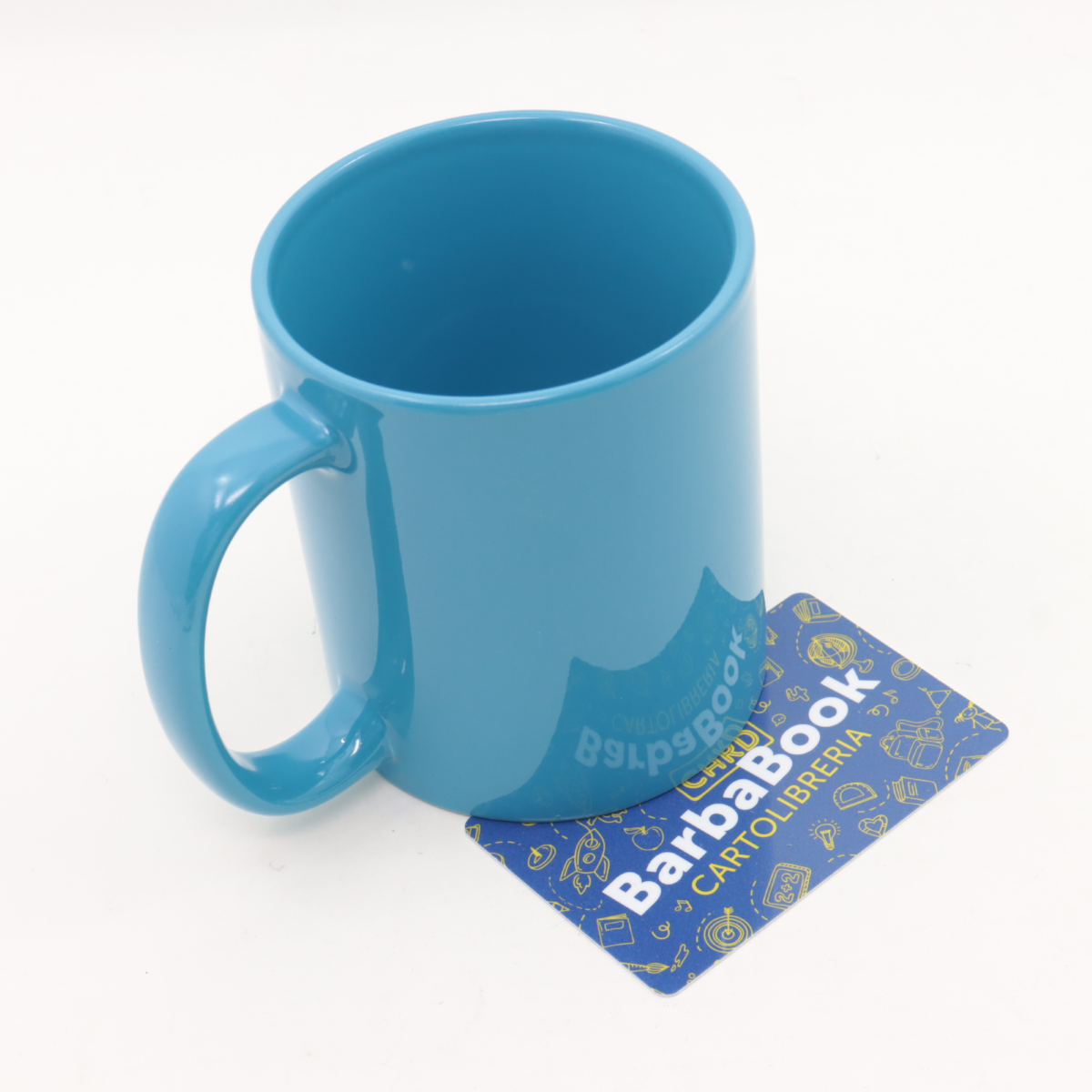 TAZZA MUG CERAMICA BLU CHIARO PERSONALIZZATA 11 OZ ART. 622-OKI