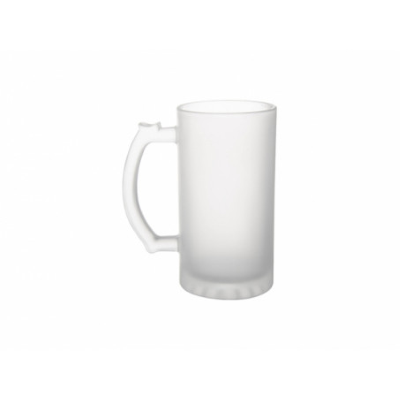 BOCCALE BIRRA VETRO SATINATO PERSONALIZZATO 16 OZ ART. BBV