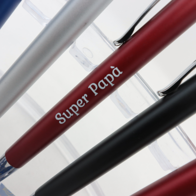 PENNA A SFERA BORG IN ALLUMINIO CROMATO ART. S1275 SUPER PAPA'