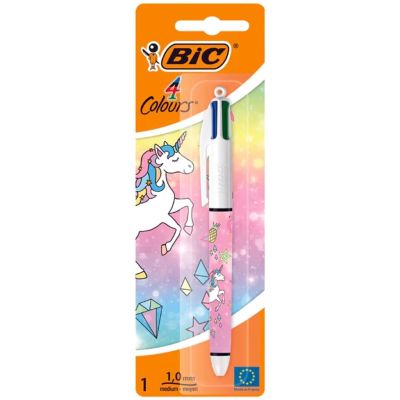 PENNA 4 COLORI BIC UNICORN PUNTA MM.1