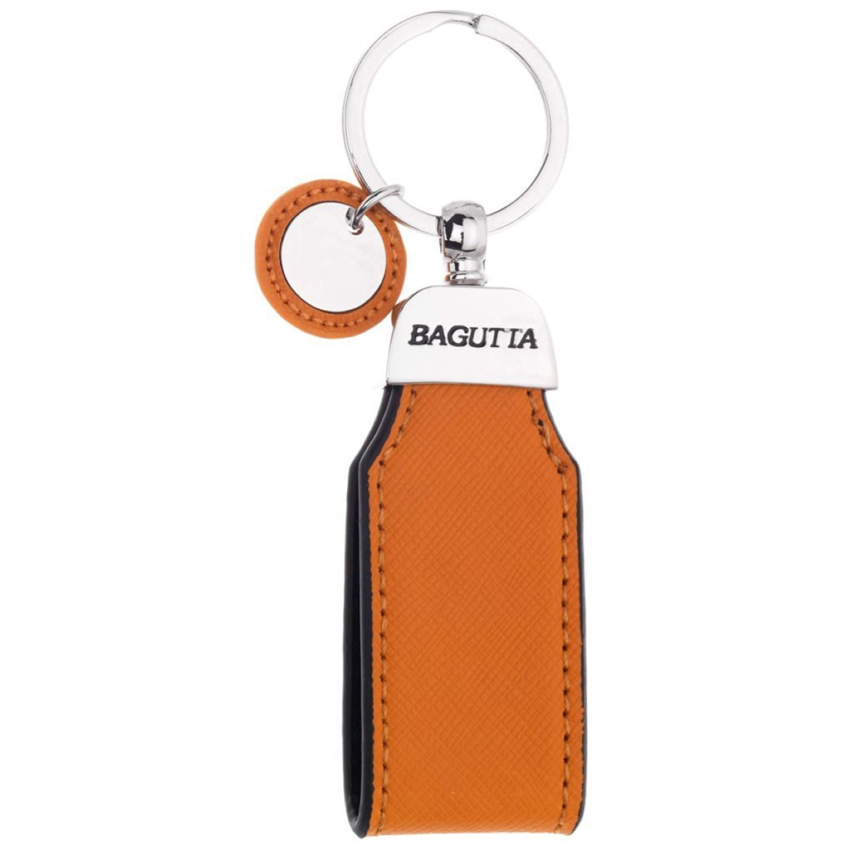 PORTACHIAVI IN PELLE CON PENDENTE BAGUTTA ART. 2235-04 ARANCIO