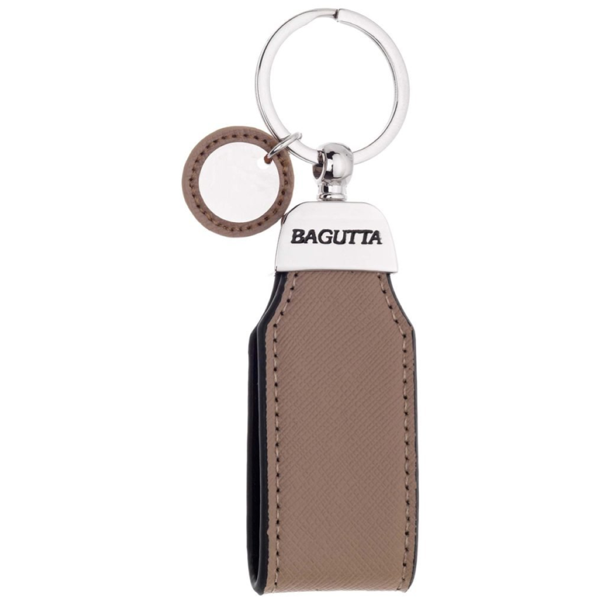 PORTACHIAVI IN PELLE CON PENDENTE BAGUTTA ART. 2235-08 SABBIA