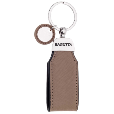 PORTACHIAVI IN PELLE CON PENDENTE BAGUTTA ART. 2235-08 SABBIA