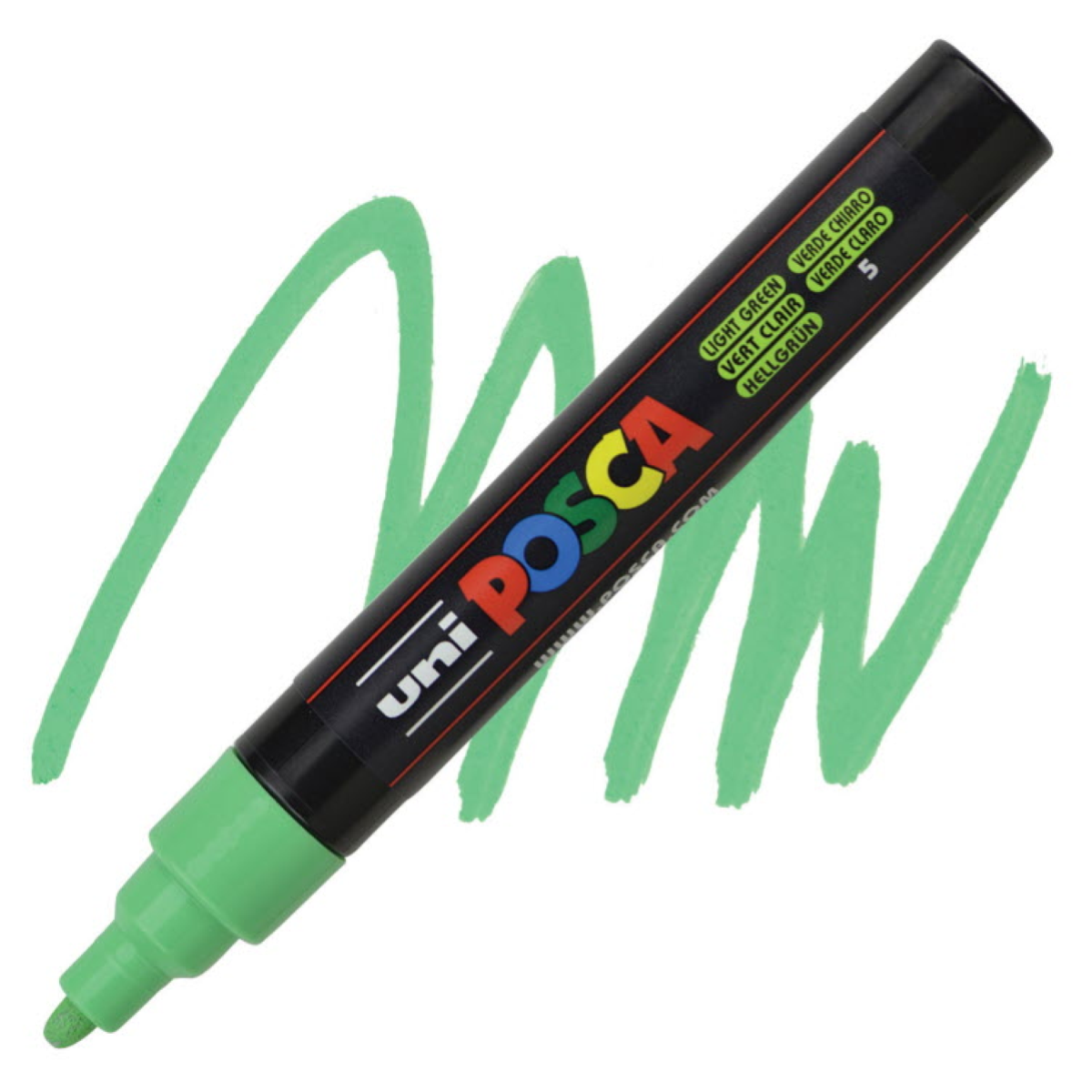 PENNARELLO UNI POSCA MM.2,5 PC5M VERDE CHIARO 5