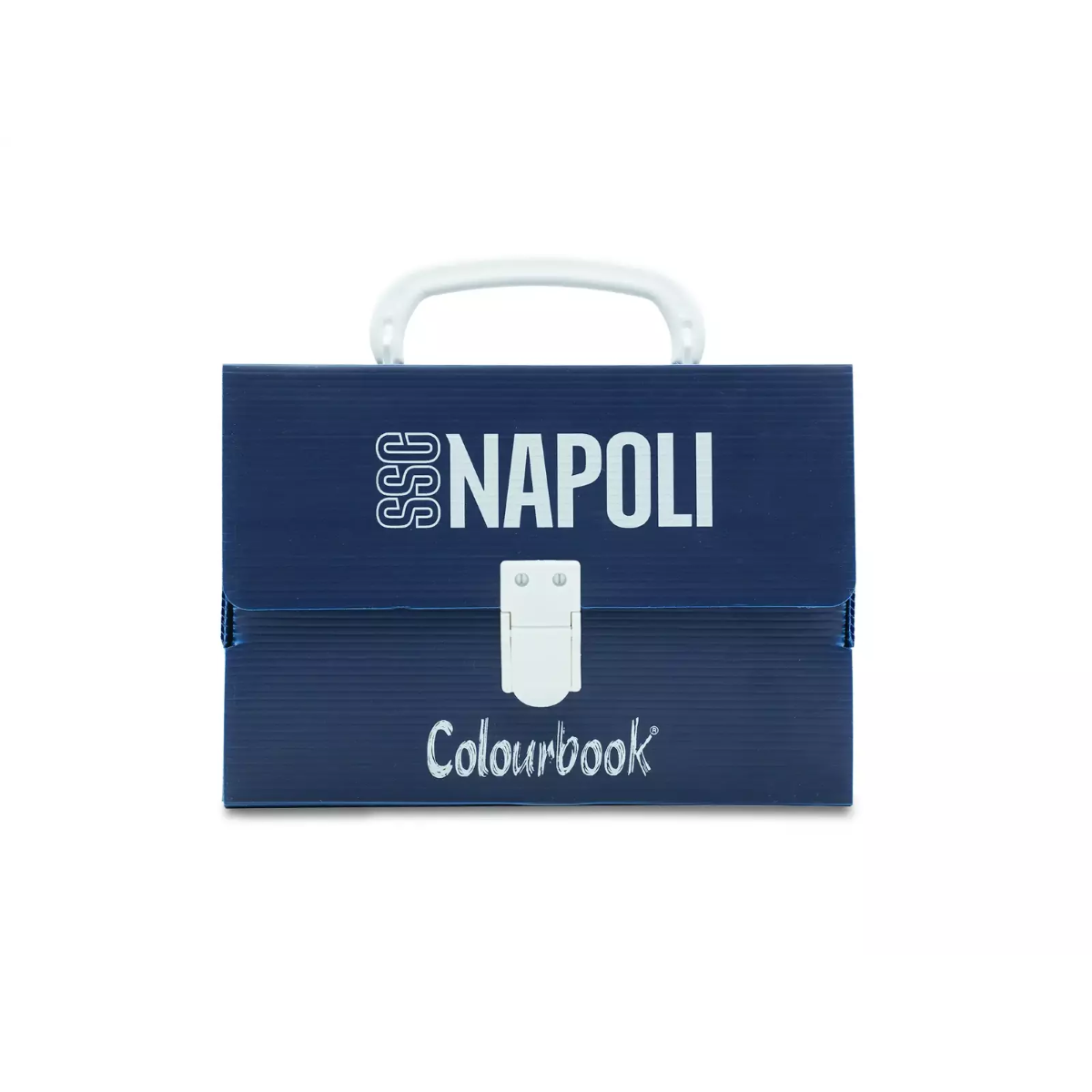 SET VALIGETTA SSC NAPOLI 19 PZ. COLOURBOOK MINIPOLY BLU NAVY SSCN24015