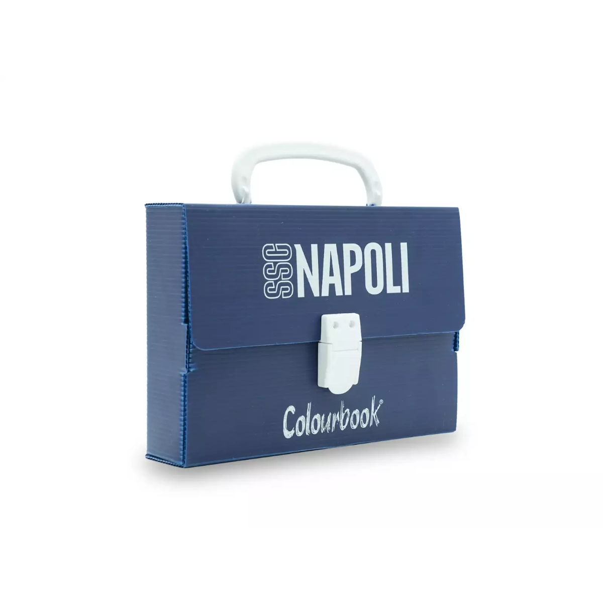 SET VALIGETTA SSC NAPOLI 19 PZ. COLOURBOOK MINIPOLY BLU NAVY SSCN24015